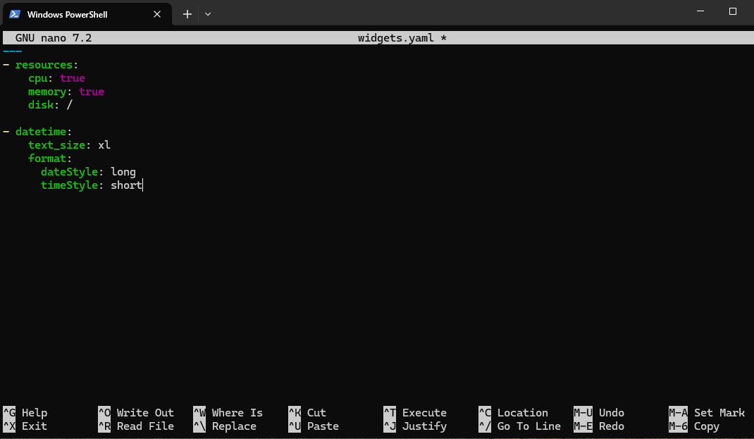 Creating Widgets